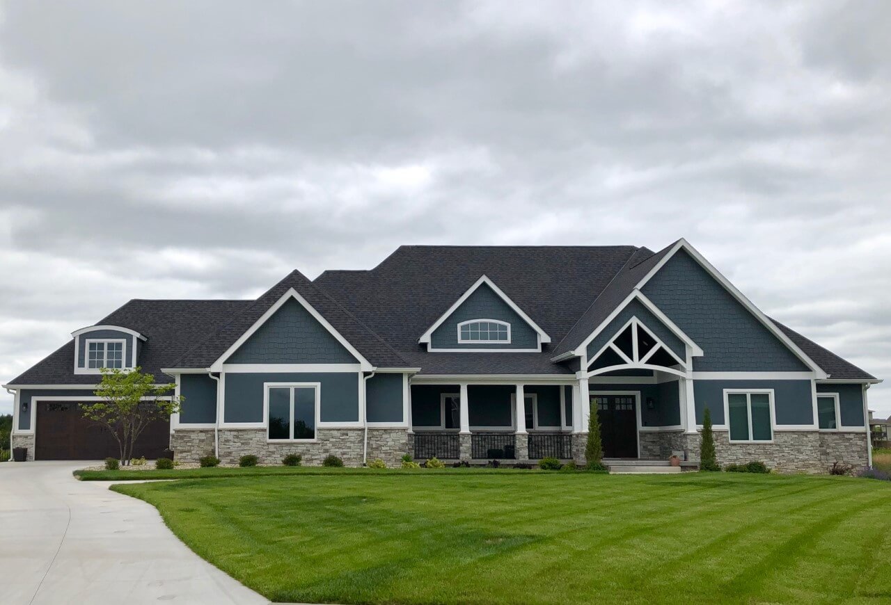 Custom-built home by D&R Construction.